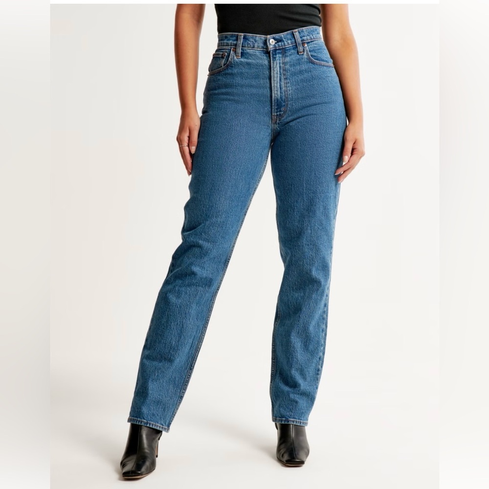 Abercrombie 90s Straight Leg Ultra High Rise - Curve Love